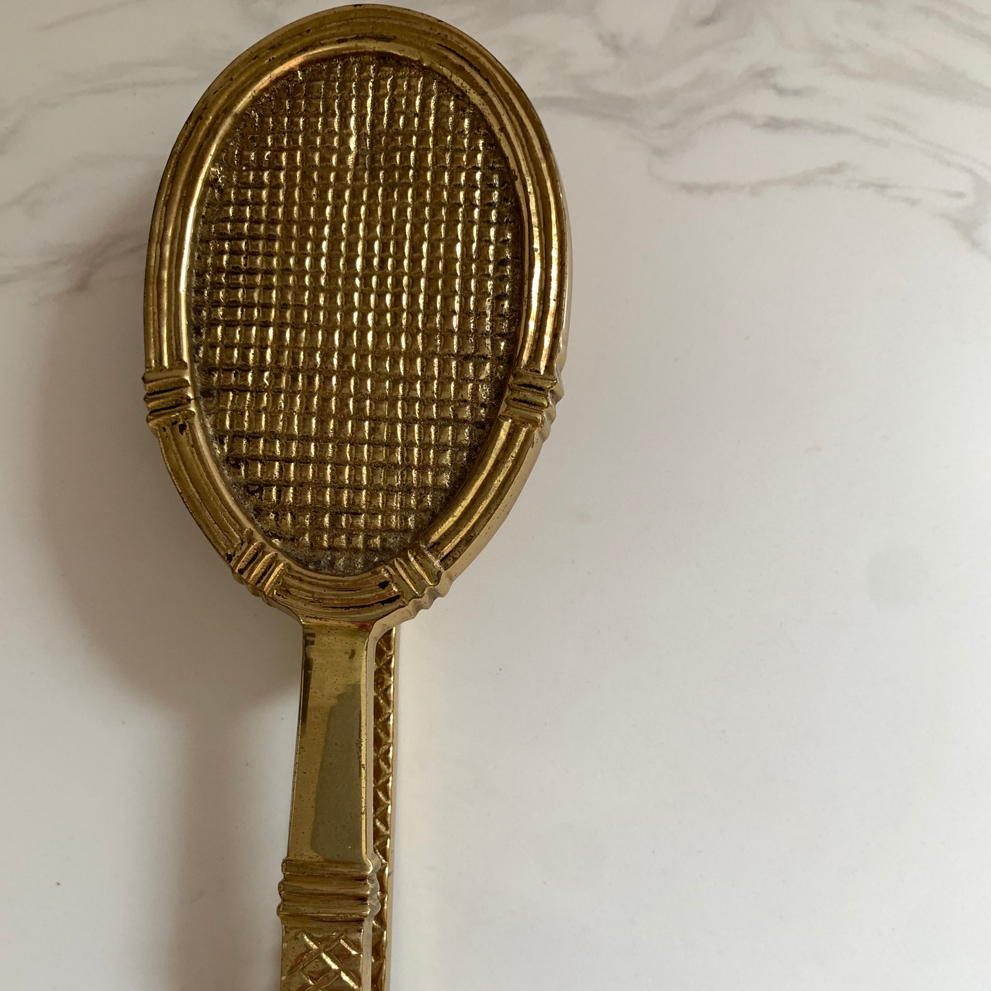 Brass Tennis Racket Door Knocker