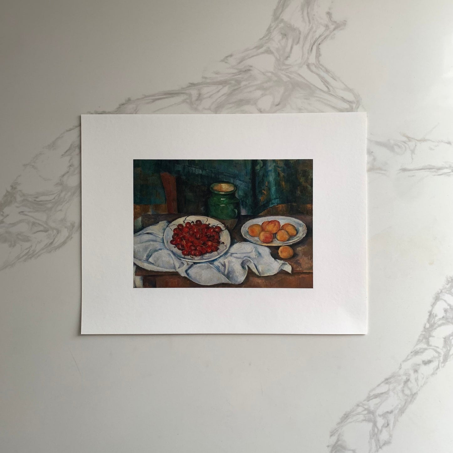 “Still Life with Cherries and Peaches”