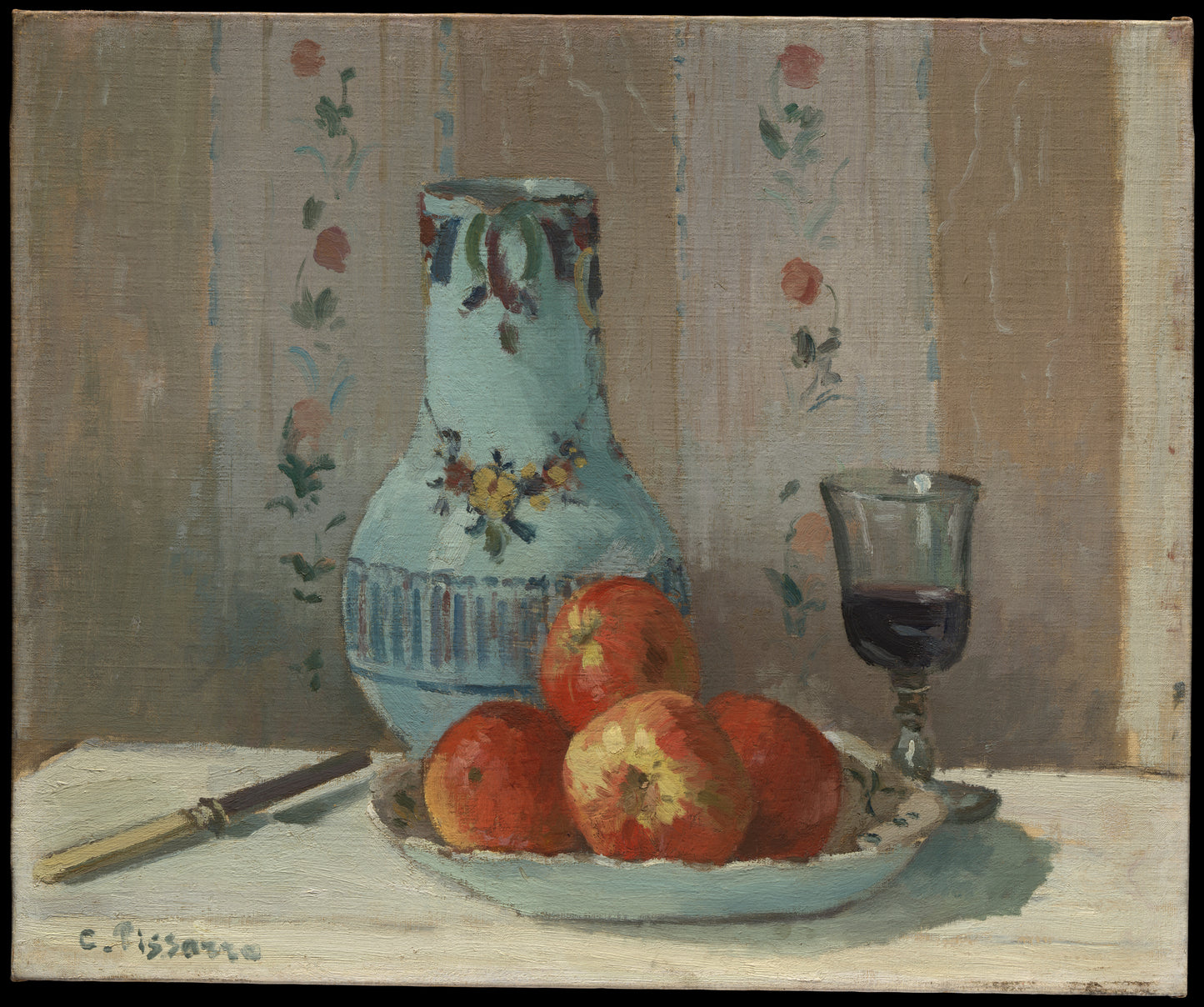 “Still Life with Apples and Pitcher”