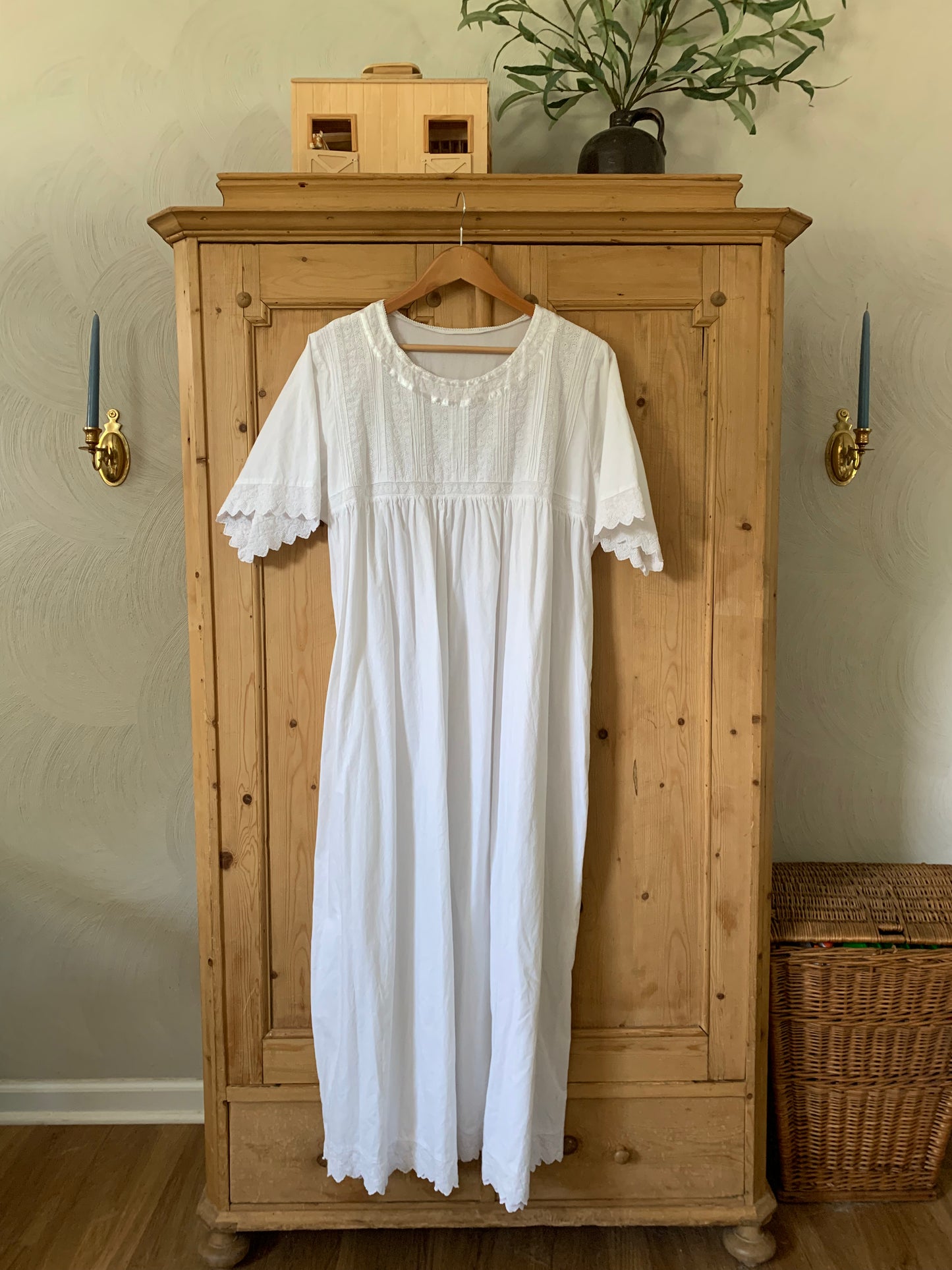 White Cotton Nightgown