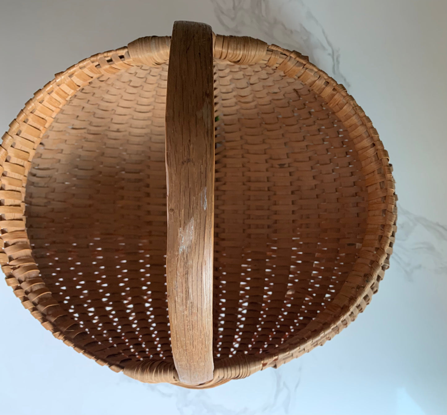 Primitive Appalachian Splint Gathering Basket
